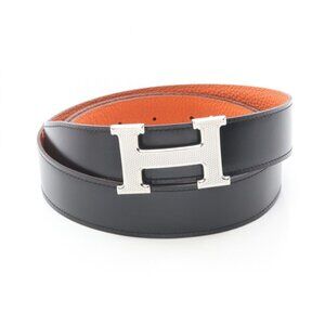 Hermes Belt Constance Guilloche Calf